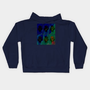 African Tribal Mask_Mystics-5 Kids Hoodie